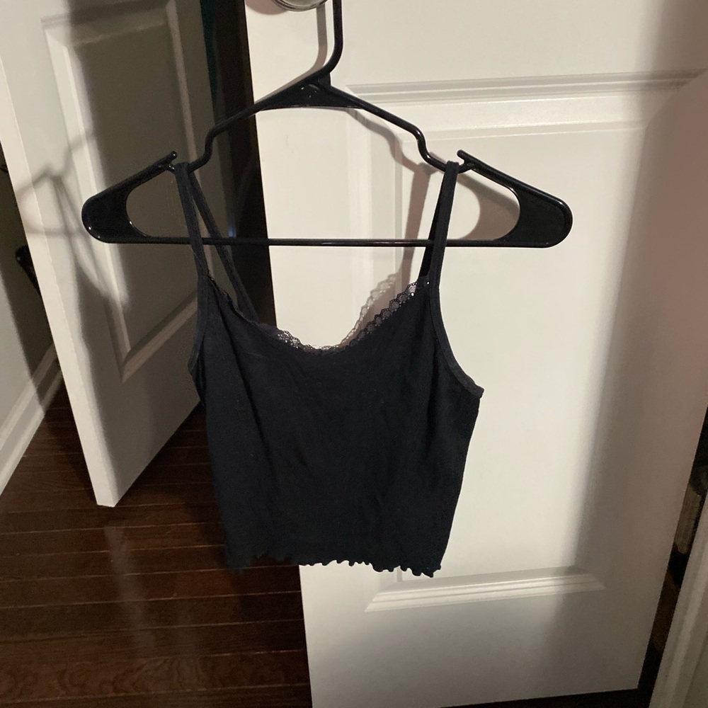 black tank top